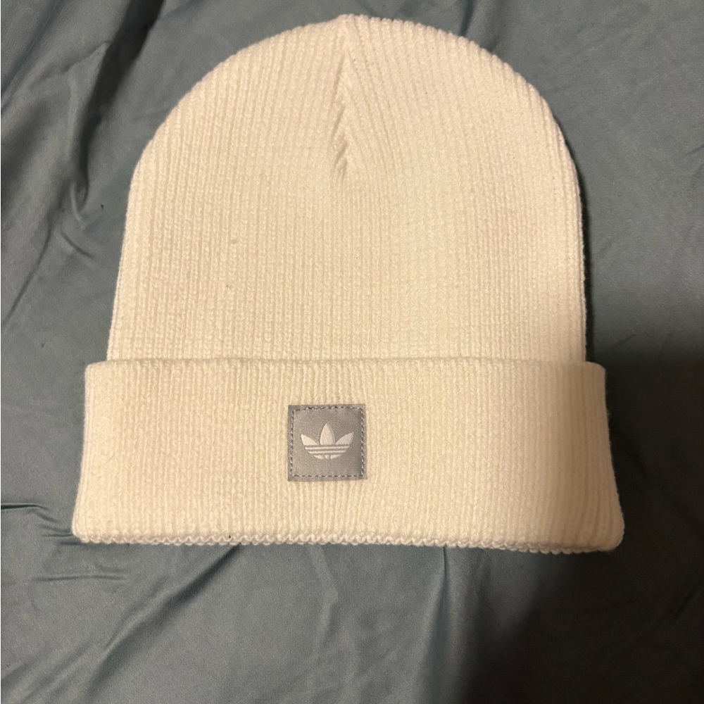 Adidas Off-White Knit Beanie